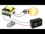 Inversor de 12V a 220V ||  Faça conversor DC para AC com motor DC