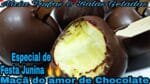 MAÇÃ DO AMOR DE CHOCOLATE UMA DELÍCIA ESPECIAL DE FESTA JUNINA