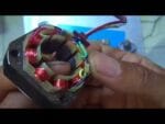 Motor de passo unipolar 5 fios 1 passo por vez 3/3