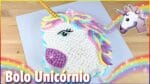 Bolo Unicórnio de Chantilly | Como Fazer Bolo Unicórnio de Chantilly