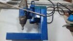 Mini furadeira artesanal de bancada para placa de circuito impresso