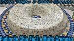 PUDIM CREMOSO DE COCO COM CHIA UMA DELÍCIA.