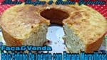 BOLO DE IOGURTE COM BANANA UMA DELÍCIA E FÁCIL DE FAZER.