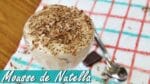 MOUSSE DE NUTELLA COM APENAS 2 INGREDIENTES SUPER FÁCIL E RÁPIDO | Menino Prendado