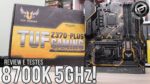 Review placa-mãe ASUS TUF Z370-Plus Gaming / I7 8700K 5Ghz / RAM 3600 Mhz / Análise VRM FLIR
