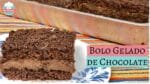 BOLO GELADO DE CHOCOLATE BEM MOLHADINHO – CHEF LÉO OLIVEIRA