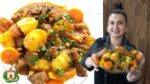 CARNE DE PANELA COM BATATA E CENOURA BATIDA NO LIQUITIFICADOR