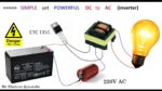 Inversor Simples 12v DC a 220v AC ||  Projeto de conversor para carro e casa