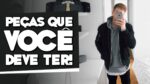 10 Peças INDISPENSÁVEIS no GUARDA ROUPA MASCULINO, quais são elas?