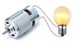 Como fazer um gerador elétrico simples usando o motor DC 775