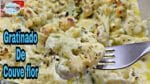 COUVE FLOR GRATINADA SIMPLES E GOSTOSA.#receitasnicia