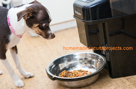 Circuito alimentador de cães controlado por celular 1 Circuito alimentador de cães controlado por celular