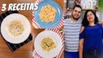 3 RECEITAS FÁCEIS E DELICIOSAS COM MACARRÃO (Salada, com Frango e Parisiense) ft. MINHA MÃE