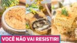 3 RECEITAS RÁPIDAS para o FERIADO – Quiche, Torta de Frango e Bolo Mesclado DELICIOSO!