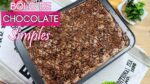 BOLO DE CHOCOLATE SIMPLES COM TOQUE DE CAFÉ ( SUCULENTO)