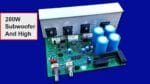 Como fazer amplificador baixo baixo e alta 200W com circuito IC TL084 em casa
