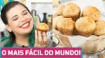 PÃO DE QUEIJO mais FÁCIL do Mundo pode ser feito com Liquidificador ou Sem – Receitas de Minuto 414