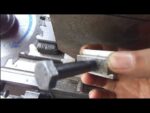 Porcas T cortadas com disco de serra
