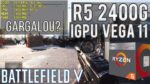 Teste BF5 Multiplayer – R5 2400G + Vega 11 (Vídeo integrado) / 8GB RAM – Stock e Overclock 720p