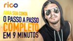COMO ABRIR CONTA NA CORRETORA RICO – NA PRÁTICA