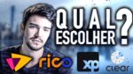COMO ESCOLHER UMA CORRETORA? Easynvest, Rico, XP ou Clear | QUAL É A MELHOR?