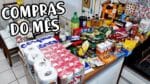 COMPRAS DO MÊS NO MERCADO | QUANTO GASTAMOS?