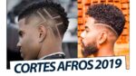 CORTES DE CABELO MASCULINO CRESPO pra 2019: Tendências em Cortes Afros