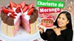 RECEITA DE NATAL| CHARLOTTE DE MORANGO | CAKEPEDIA