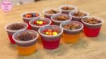COPINHOS DE GELATINA COM BRIGADEIRO CREMOSO | RECEITAS DA CRIS