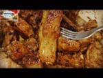 FRITADA DE COSTELINHA DE PORCO COM MOLHO BARBECUE. #receitasnicia #pascoanicia