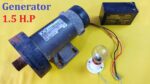 Motor DC de 1,5 HP para Gerador Elétrico de 48 V DIY – Ideia Incrível 2019