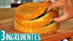 PÃO DE LÓ PROFISSIONAL COM APENAS 3 INGREDIENTES – MASSA SUPER FOFINHA