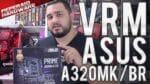 Revisitando a A320M-K/BR da ASUS – Teste do VRM com câmera térmica (R3 2200G / R5 2600 / R5 2600x)