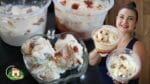 SORVETE DE QUEIJO COM GOIABADA E DOCE DE LEITE