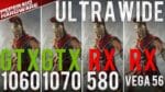 Teste Ultrawide 21:9 (2560×1080)- GTX 1060, GTX 1070, RX 580 e RX Vega 56 – Comparativo Full HD 16:9
