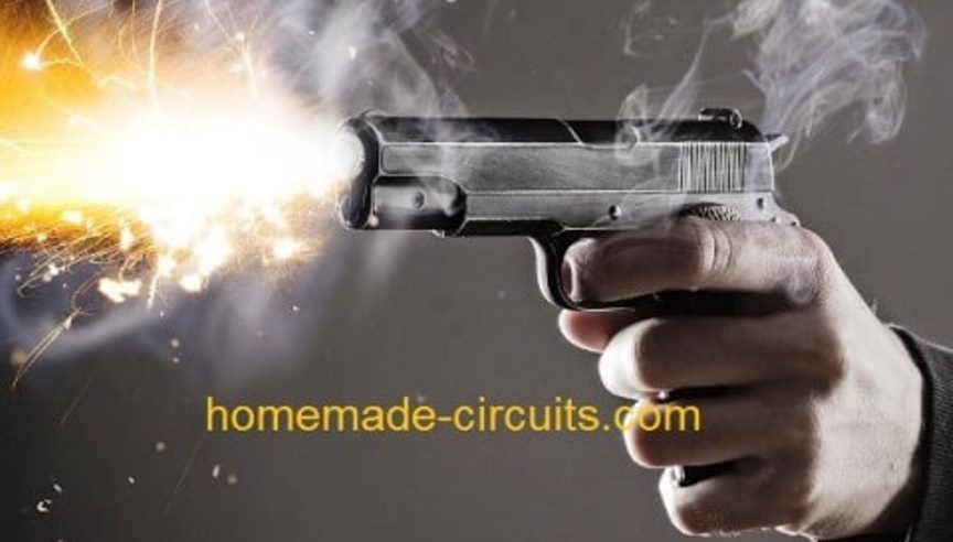 Circuito Simulador de Som de Pistola Alto