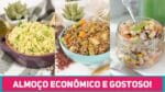 ALMOÇO COMPLETO ECONÔMICO – Arroz de Couve Flor + Carne Moída Molhadinha + Vinagrete de Feijão