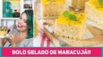 BOLO GELADO DE MARACUJÁ – O mais MOLHADINHO e FÁCIL de fazer da internet! | Receitas de Minuto 445