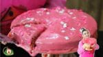 BOLO ROSA DA BRUNA BARBIE FICA INCRÍVEL MASSA ROSA DE GELATINA