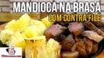 Como Fazer Mandioca na Brasa com Conta Filé – Tv Churrasco