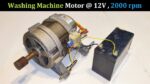 Execute um motor de máquina de lavar de 220V a 12V DC (bateria UPS) – Explicação completa, fiação, conexões