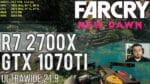 Testando Far Cry New Dawn PC – R7 2700x / GTX 1070Ti / Ultrawide 2560×1080 – Primeiros 30min