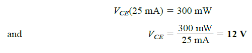 Coletor Comum do Transistor 18 Limites de operação