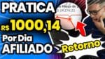 3 Únicos Passos Para Ganhar 1000,00 Todos os Dias Como Afiliado – O Retorno