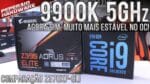 Agora sim! I9 9900K + Aorus Z390 Elite / Overclock 5Ghz / VRM super frio / Comparação Z370XP-SLI