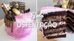 BOLO DE ANIVERSÁRIO GRANDE DE CHOCOLATE OSTENTAÇÃO | Bolo de festa | 1 MILHÃO Gabriel Freitas |
