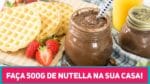 Como fazer NUTELLA CASEIRA fácil e econômica só 5 ingredientes! | Receita de CREME DE AVELÃ caseiro