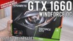 Gigabyte GTX 1660 Windforce OC – Unboxing / Primeiras impressões / Temperatura FLIR / Performance