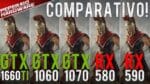 GTX 1660 Ti Benchmark vs GTX 1060, GTX 1070, RX 580, RX 590, Vega 56 & RTX 2060 (1080p 1440p PT-BR)