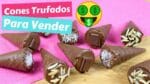 3 RECEITAS DE CONES TRUFADOS E RECHEADOS PARA VENDER | CAKEPEDIA